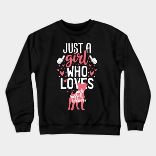 Just a Girl Who Loves Jack Russell Terrier Crewneck Sweatshirt